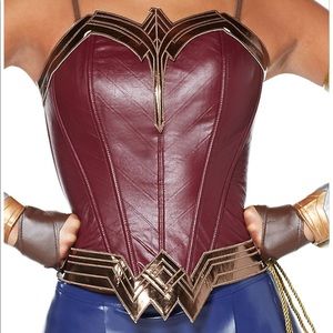 NWT Wonder Woman corset top